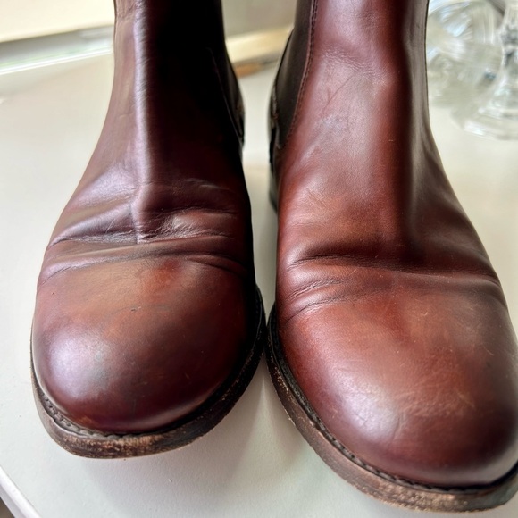 Frye Melissa Leather Chelsea Bootie - Picture 3 of 14